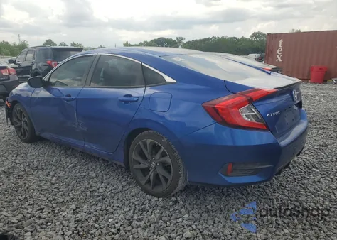 2021 Honda Civic Sport из США, поврежденный, VIN 2HGFC2F83MH539810